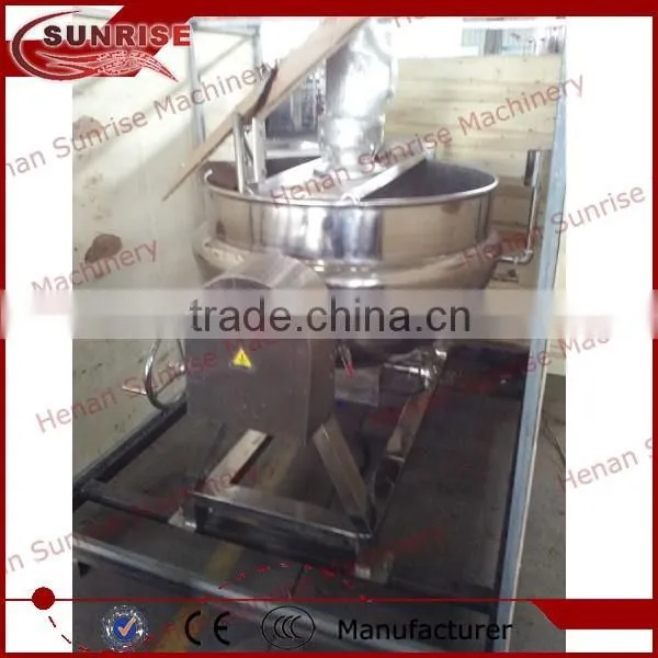 industrial cooking pot with agitator