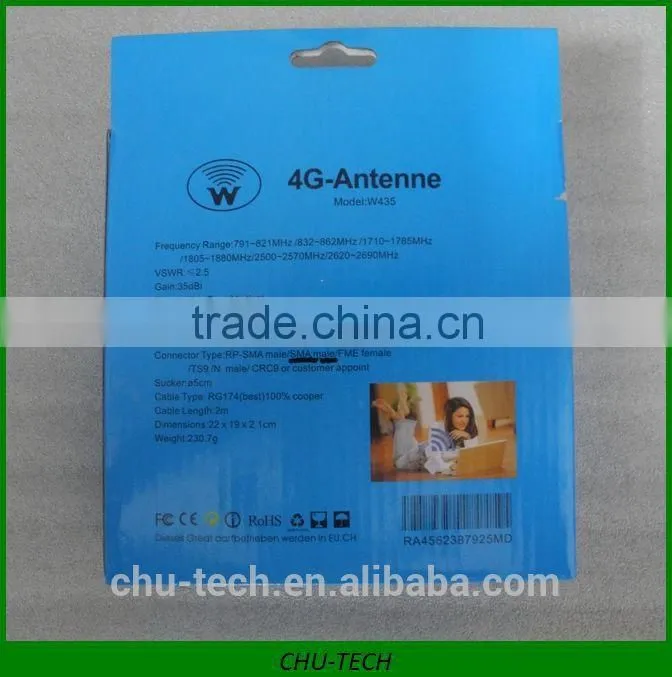 4G LTE Modem External Antenna 35dBi For Huawei E398/E5776/E589/E587/E392