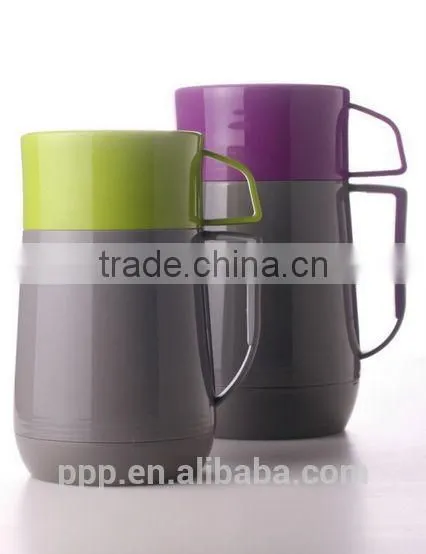 Plastic Food Jar With Glass Inside