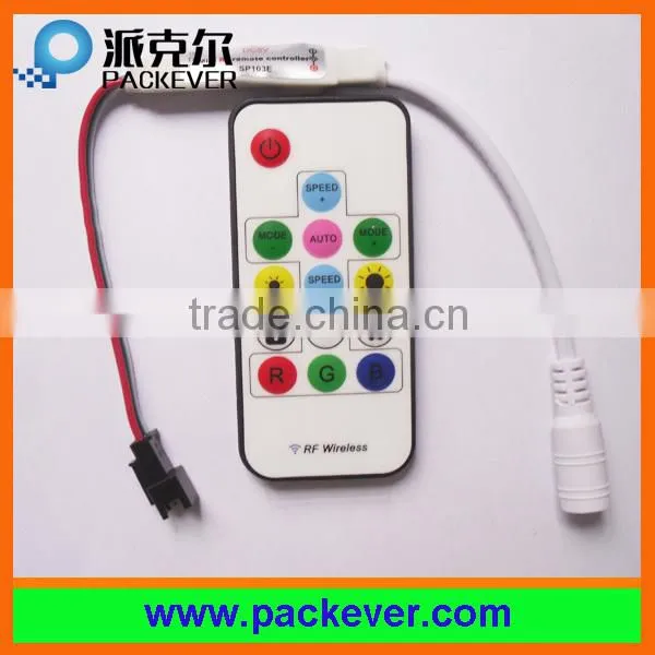 SP103E RF remote ws2812/ws2812B/sk6812 LED pixel strip, led pixel controller