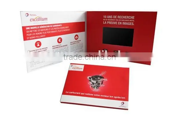 Sample available for test and quality check of 3.5" LCD video brochure card /video brochure module/video brochure