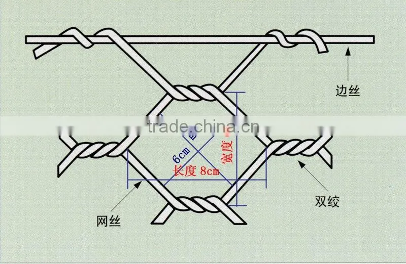 pvc hexagonal green plastic wire netting