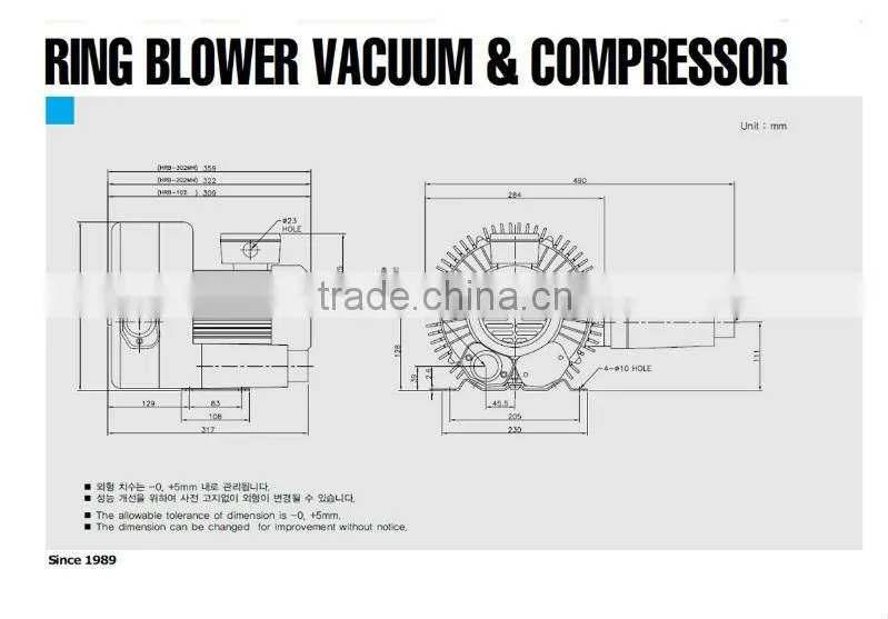HWANGHAE HRB-202 RING BLOWER