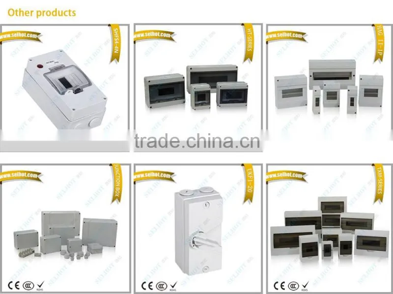 Single Double Three PVC Weather protected Surface Switch