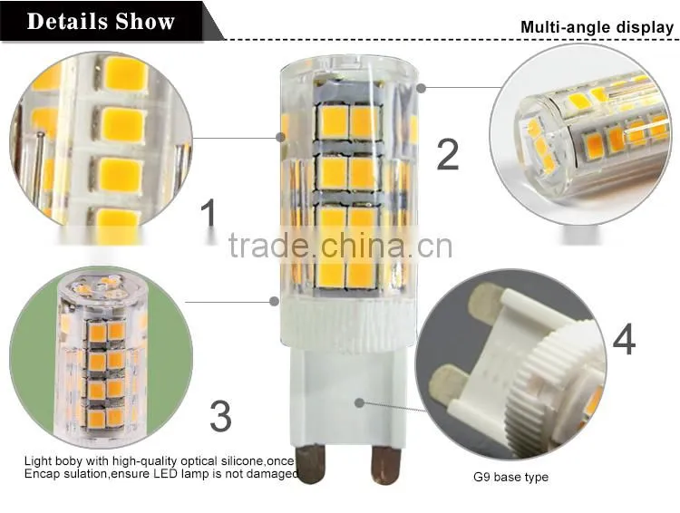Jiaxing LED G9 bulb light TUV CE approved replace halogen G4