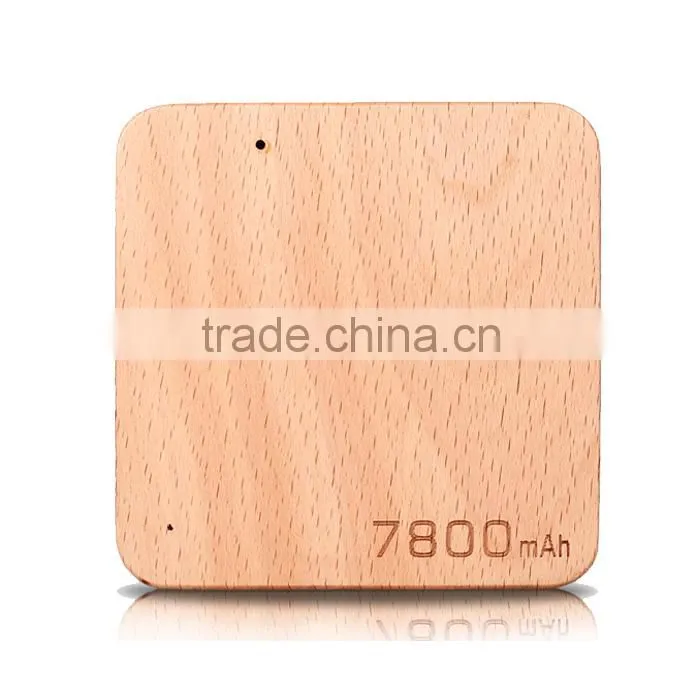 New gadget 7800mah wood power bank of cheap goods from China