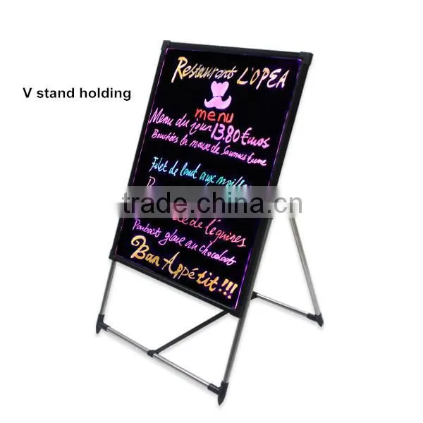 2015 Hot Selling led board for advertising led illuminated writing board