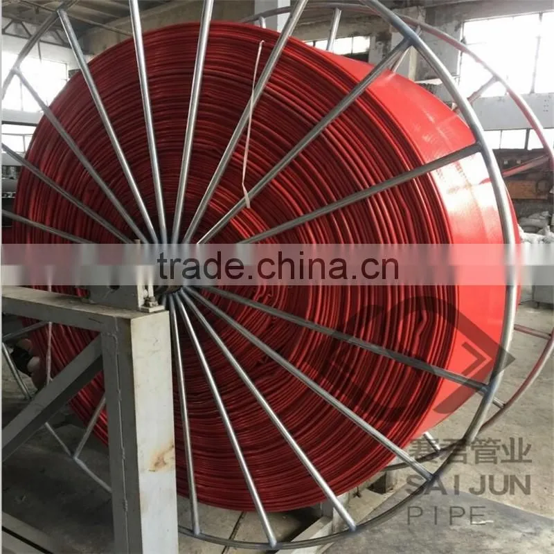 China High Pressure Flexible TPU Layflat Hose Drag Hose