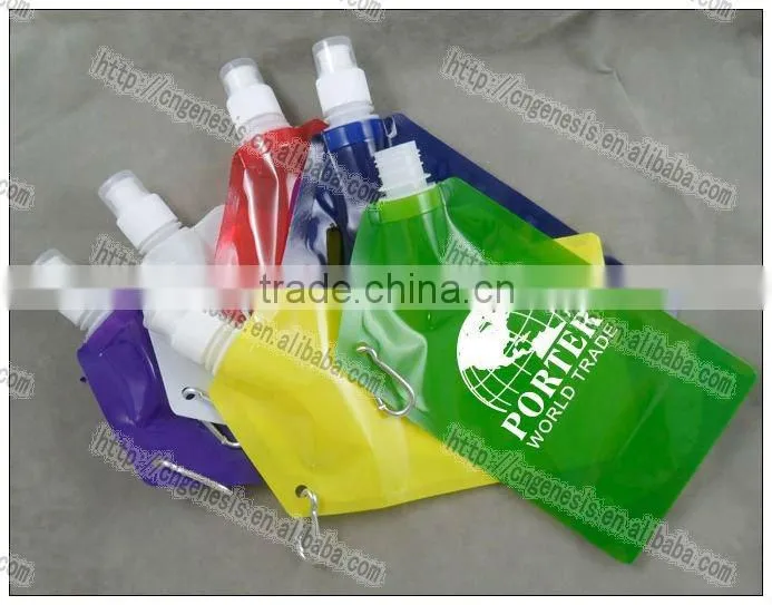 2016 New 16oz flexiable water bottle plastic water bottle
