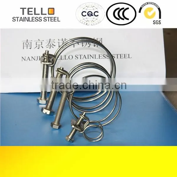 stainless steel adjustable pipe clamp