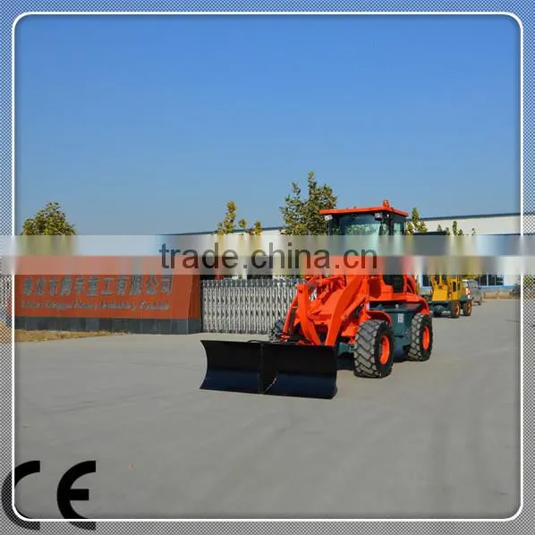 small front end wheel loader mini loader with quick hitch for multi use