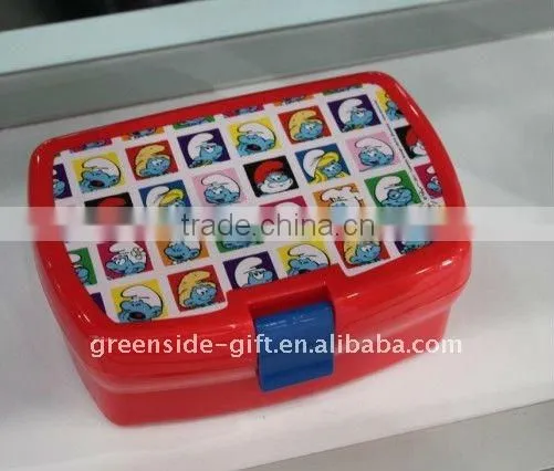Promotional high quality health plastic lunch box for kids