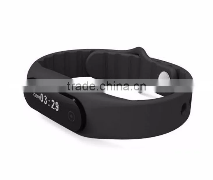 LCD smart watch, E6 silicone watch band sports wristband lcd smart watch