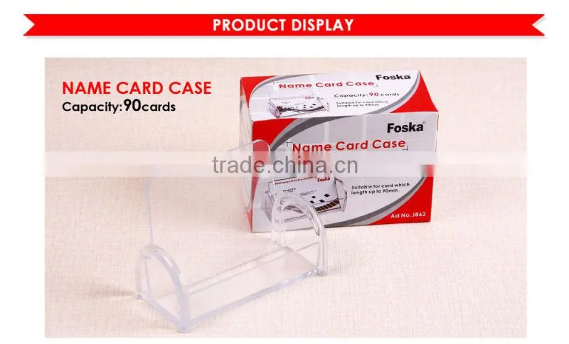 Plastic Name Card Case