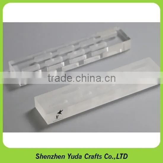 precision routing acrylic accessories laser cutting CNC machining acrylic milled clips