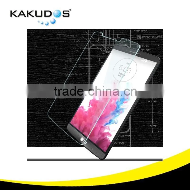 0.3mm 2.5D ultra clear screen protector tempered glass for LG G3 phone