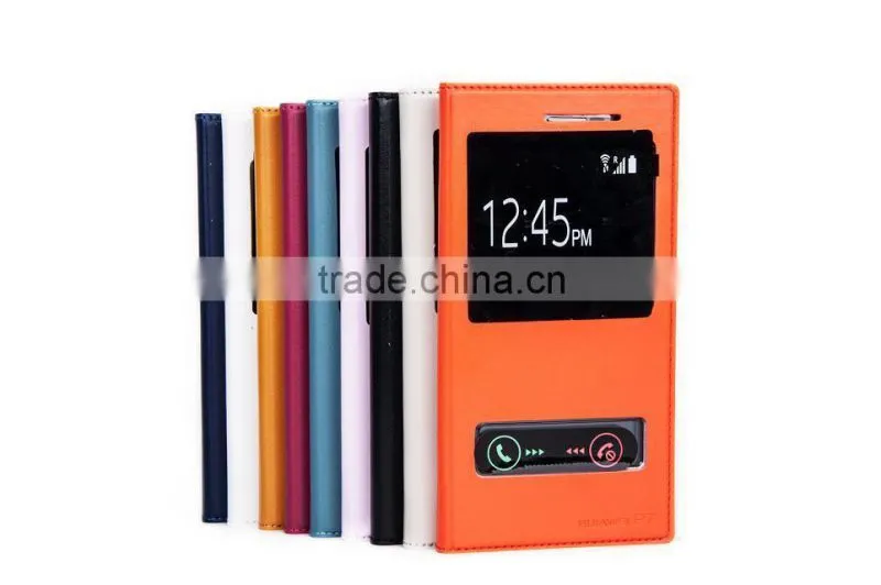 For Huawei Ascend P7 case,for huawei p7 case,for huawei p7 leather flip stand folio smart phone cover case