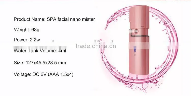 EveryLady 4ml battery negative ion face steamer