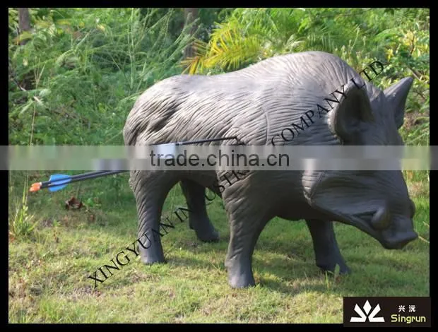 Wild boar archery target for shooting
