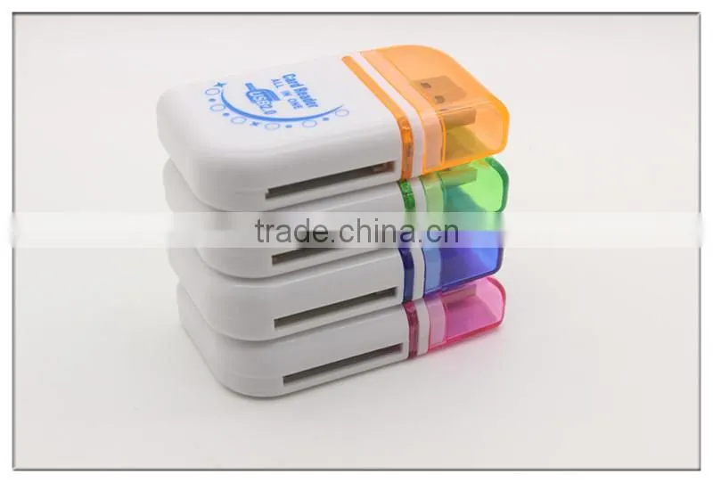 Wholesale All In 1 USB 2.0 sim Smart Card Reader(OS-CR124)