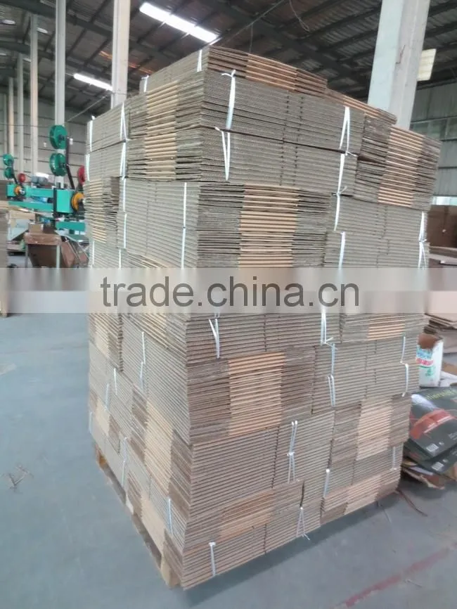 BE flute double wall offset printing corrugated board box packaging made in china