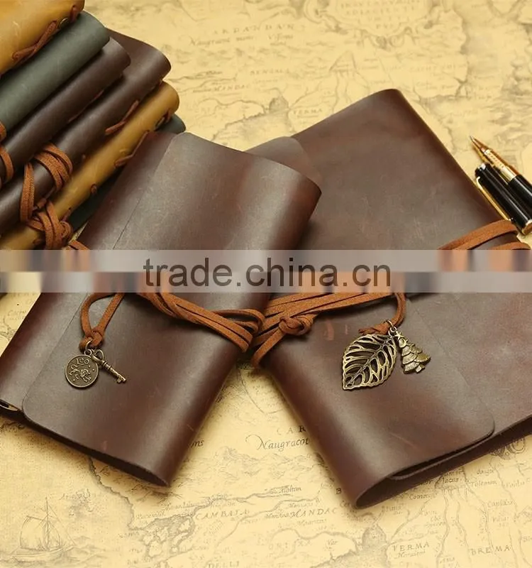 PU leather Note Book Traveler Journal designer leather journals