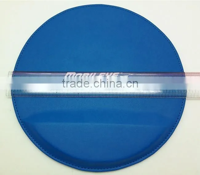 Custom design pu leather computer mouse pad