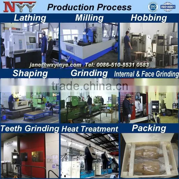 mining machine parts of pinion finishing gear shaft