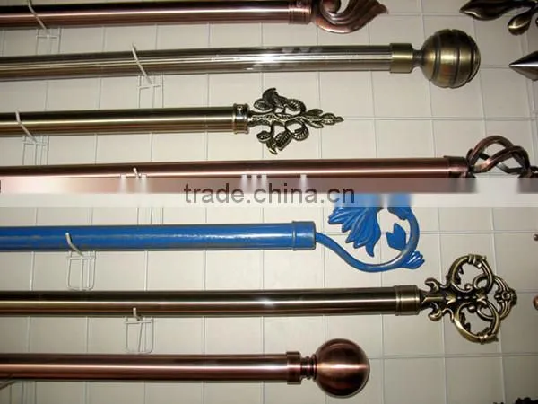 Home Decorative 28mm Ball Finial Curtain Pipe China Supplier