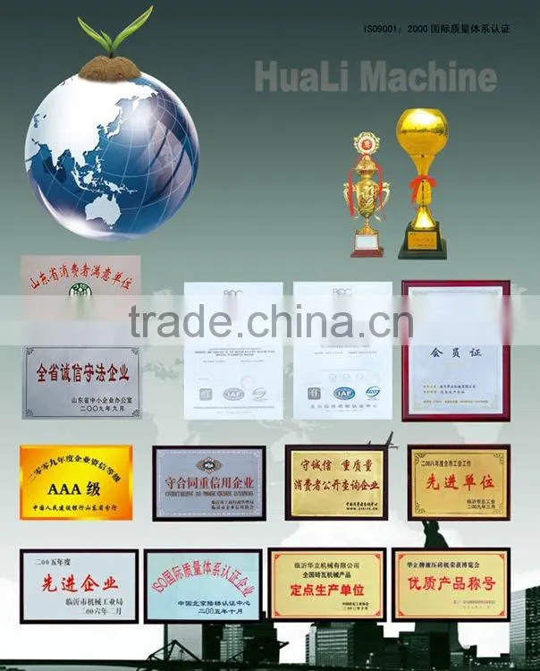 Building construction materials QT40-3A manual brick laying machines