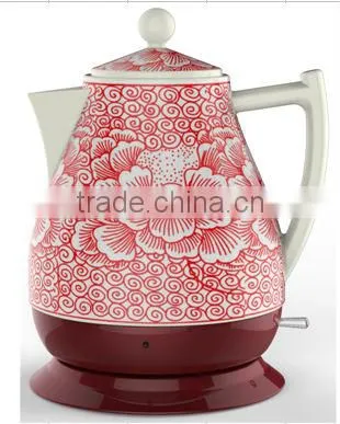 Cordless ceramic hot water kettle(1.7L/220V)