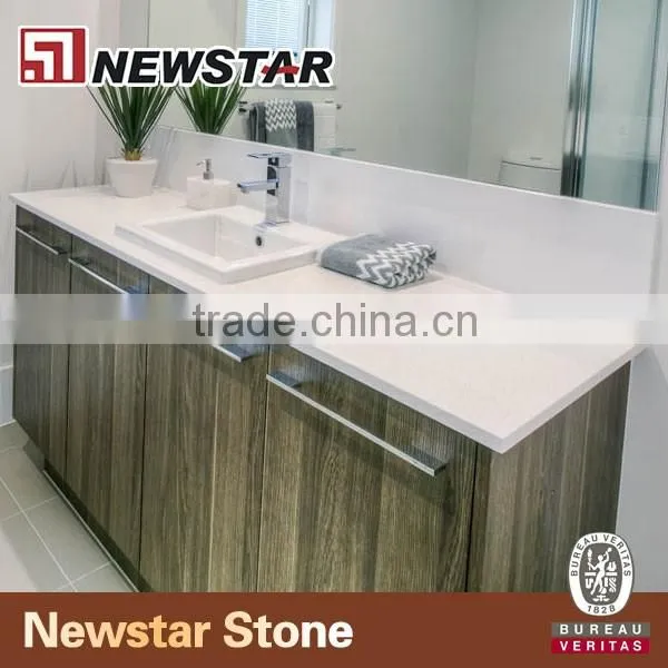 Newstar hotsell white quartz vanity tops