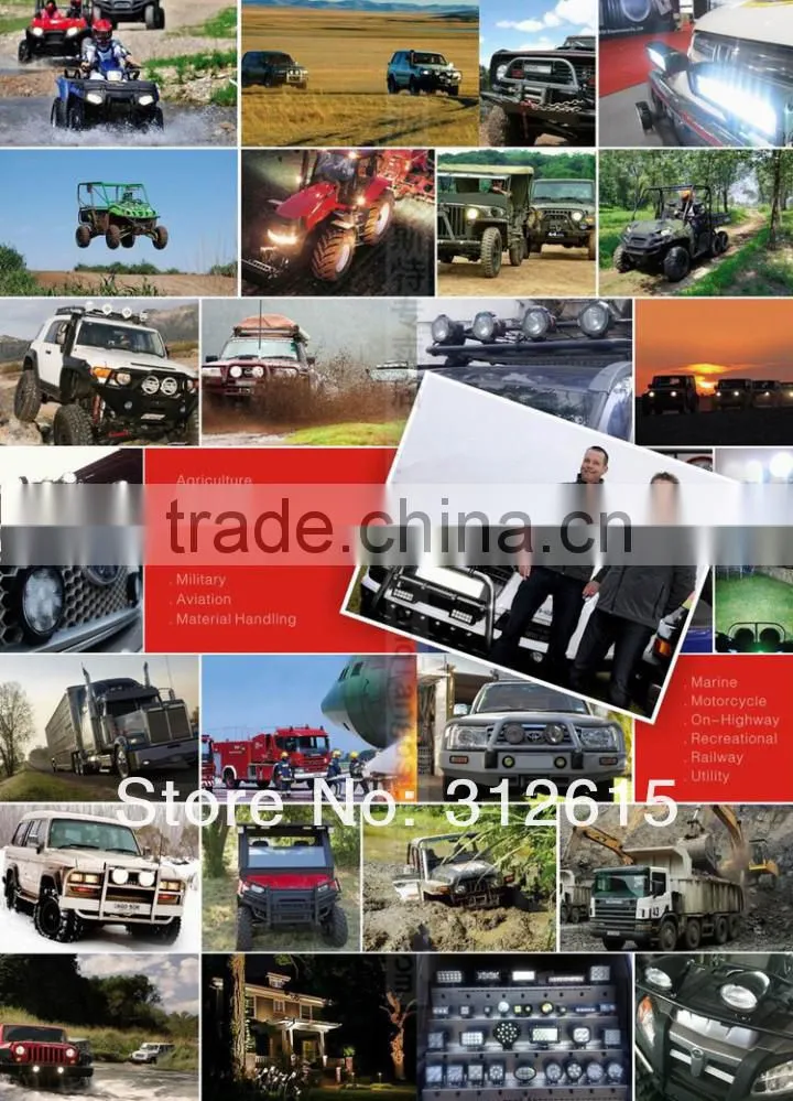 Hot Sale 18W LED Work Light LED Tractor Lights 10V-30V Auto LED Work Light