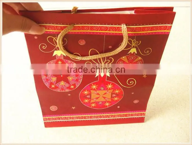 2014 Promotional Paper Gift Bag With Handles