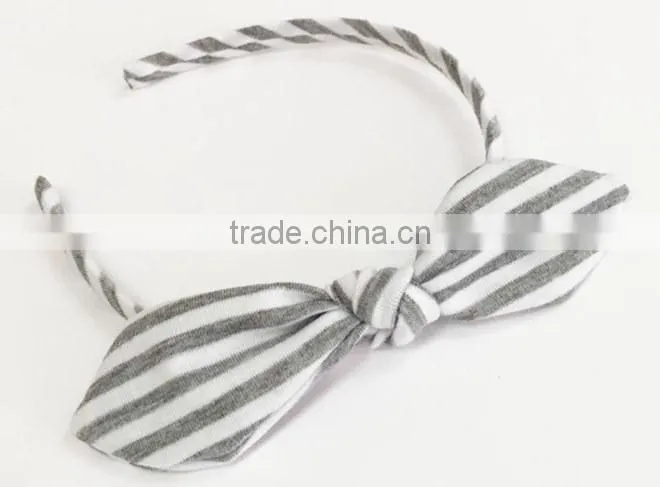 Newly bowknot hair band for woeman bow headband and fabric hair band