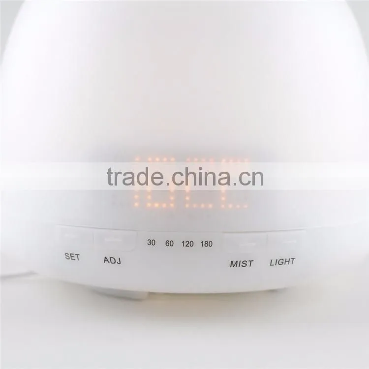 300ml aroma essential oil diffuser/ultrasonic mist maker/ultrasonic humidifier with digital clock
