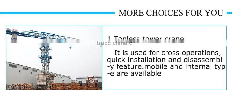 Shandong HYCM new condition tower crane QTZ160 5030 12 ton