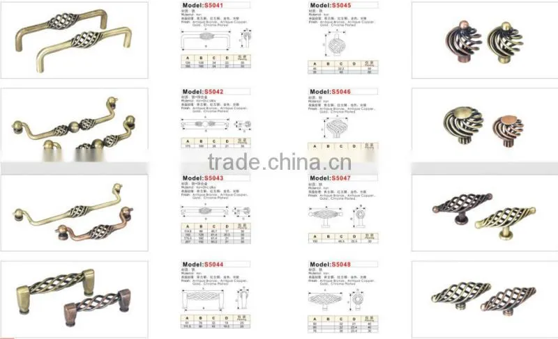 New modern design Steel Cage Drop Cabinet Handle