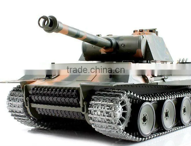 3879-1 1:16 German Panther G Type Metal Airsoft RC Battle Tank RTR w/ Smoke, Sound