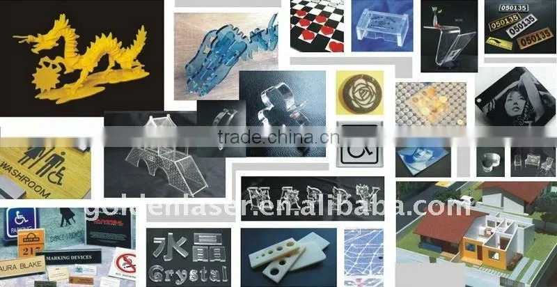 Co2 Lazer Engraving Machine for Acrylic,Wood,Double Color Sheet