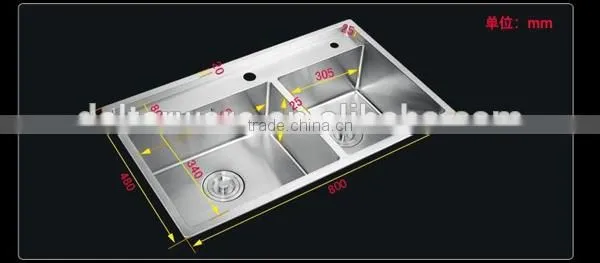 Family Kitchen Bar Double Bowl Kitchen Sink_Stainless Steel Kitchen Sink Hot Selling North American Market