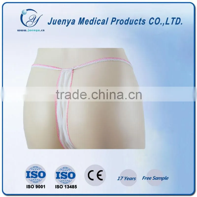 Disposable nonwoven Women sexy thong Tanga and T-back
