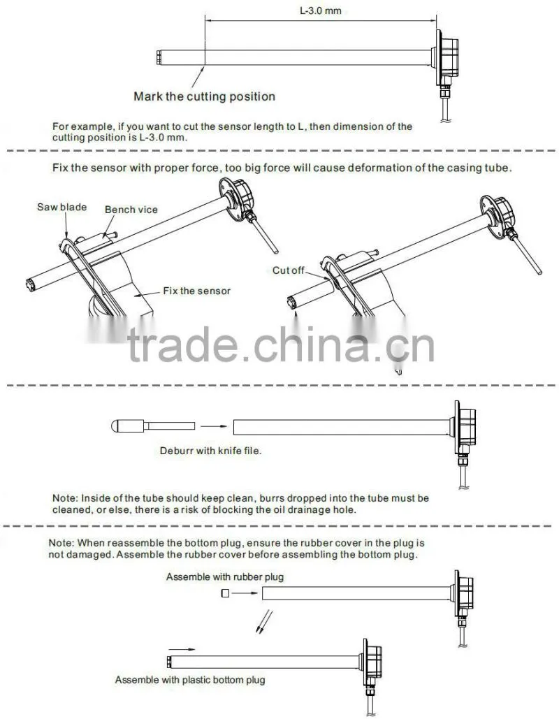 FLS2-700 analog gps fuel level sensor factory with fleet management solution