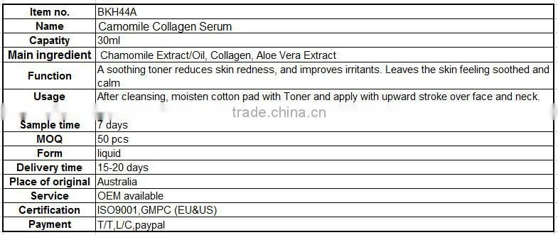 Chamomile Collagen serum , Pure collangen serum wiht chamomile essential oil