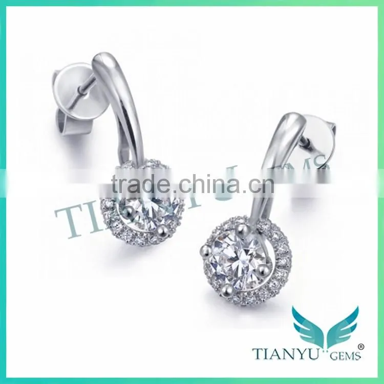 wholesale white moissanite stud earrings the difference between moissanite and diamond moissanite earrings