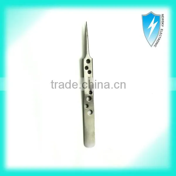 Anti-frictional Micro Point Stainless Tweezers (BK-4A-Sa-SR V9)