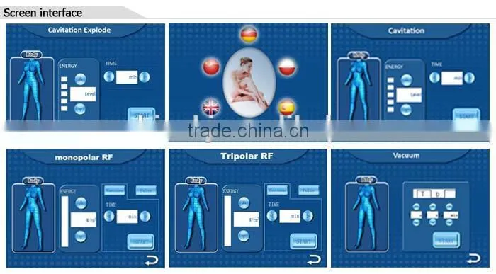 CE TUV certificate 5 in 1 cavitation box panda for weight loss