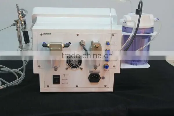 High pressure 4 container 98% pure Skin Rejuvenation Water Oxygen Jet machine For Sale