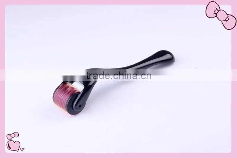Medical grade derma roller for skin care with 540 titanium needles