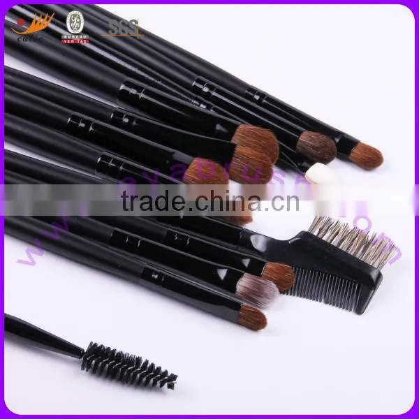 22 PCS Makeup Brushes Set with Black Leather Case